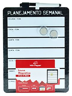 QUADRO PLANEJAMENTO SEMANAL 21X28CM WINCY WPL20015