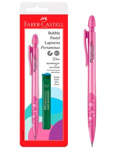 LAPISEIRA 0.7 FABER BUBBLE PASTEL SM ROSA