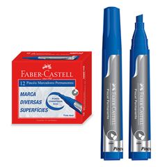 MARCADOR PERMANENTE FABER 5MM AZUL