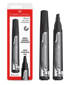 MARCADOR PERMANENTE FABER 5MM SM PRETO