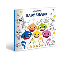 LIVRO INFANTIL ARTE E COR BABY SHARK