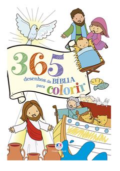 LIVRO INFANTIL 365 COLORIR CIRANDA CULTURAL DESENHOS DA BIBLIA