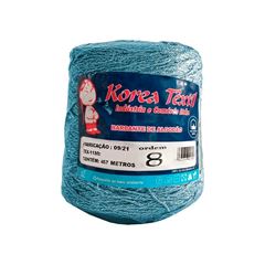 BARBANTE ALGODAO COLOR 4/8 600G AZUL TURQUESA KOREA