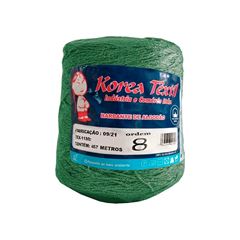 BARBANTE ALGODAO COLOR 4/8 600G VERDE BANDEIRA KOREA