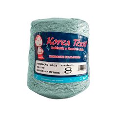 BARBANTE ALGODAO COLOR 4/8 600G VERDE AGUA KOREA