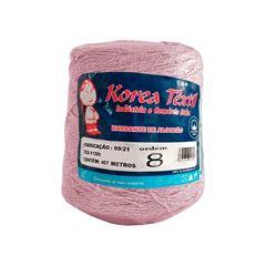 BARBANTE ALGODAO COLOR 4/8 600G ROSA MEDIO KOREA