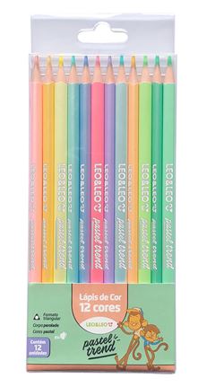 LAPIS 12 CORES LEO&LEO PASTEL TREND