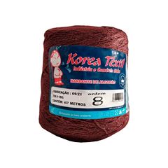 BARBANTE ALGODAO COLOR 4/8 600G VINHO KOREA