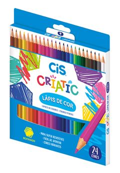 LAPIS 24 CORES CIS SEXTAVADO CRIATIC TONS PASTEIS