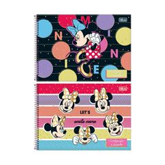 CADERNO ESPIRAL 80 FOLHAS CAPA DURA CARTOGRAFIA MINNIE 25 TILIBRA