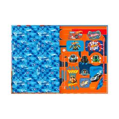 CADERNO 1/4 BROCHURA 80 FOLHAS CAPA DURA HOT WHEELS 25 TILIBRA