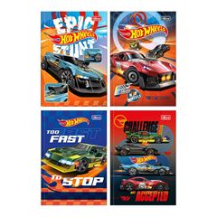 CADERNO 1/4 BROCHURA 80 FOLHAS CAPA DURA HOT WHEELS 25 TILIBRA