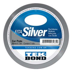 FITA SILVER TAPE 48X5 TEK BOND PRATA