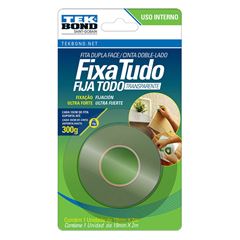 FITA DUPLA FACE ACRILICA 2M X 19MM FIXATUDO TEK