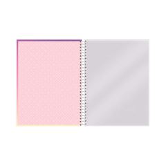 CADERNO 01X1 ESPIRAL 80 FOLHAS CAPA DURA COLEG BLUSH 23 FORONI