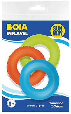 BOIA INFLAVEL REDONDA NEON 76CM SUN WAY