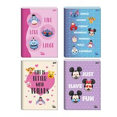 CADERNO BROCHURA 80 FOLHAS CAPA DURA DISNEY EMOJI 25 JANDAIA