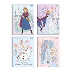 CADERNO 1/4 BROCHURA CAPA DURA 80 FOLHAS FROZEN 24 JANDAIA