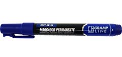 MARCADOR PERMANENTE GRAMPLINE MP313 AZUL