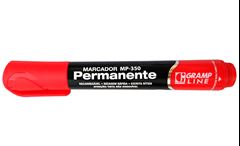 MARCADOR PERMANENTE GRAMPLINE MP350 VERMELHO