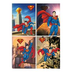 CADERNO BROCHURA CAPA DURA 80 FOLHAS SUPERMAN 25 ANIMATIVA