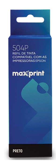 CARTUCHO MAXPRINT/EPSON REFIL T504120 PRETO 127ML