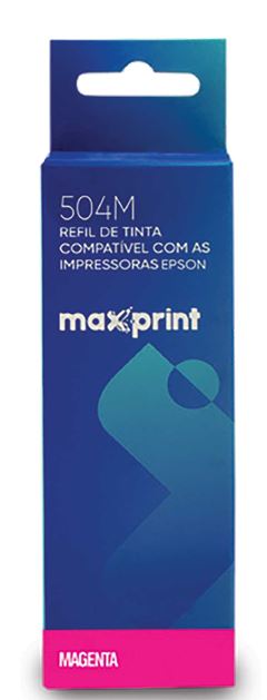 CARTUCHO MAXPRINT/EPSON REFIL T504320 MAGENTA 70ML