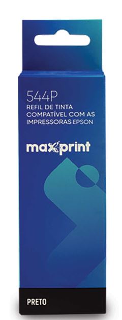 CARTUCHO MAXPRINT/EPSON REFIL T544120 PRETO 70ML