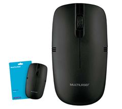 MOUSE MULT SEM FIO 2.4 GHZ USB MO285 PRETO