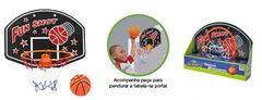 BRINQUEDO TABELA BASQUETE+BOLA DM SPORTS FUN SHOT