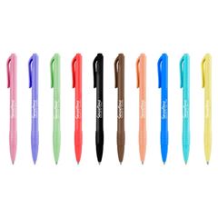 CANETA ESFEROGRAFICA NEWPEN CLIC PERFUMADA COM 48 CORES SORTIDAS