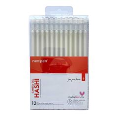 CANETA GEL NEWPEN HASHI 0.5 BRANCO