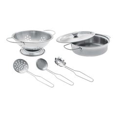 BRINQUEDO KIT COZINHA INOX BRASKIT ESCORREDOR