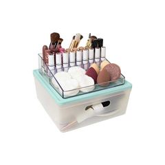 ORGANIZADOR OBJETOS SOUL+PLUS DELLO CRISTAL/VERDE AGUA