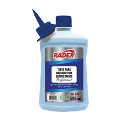 TINTA REABASTECEDORA 500ML QUADRO BRANCO RADEX AZUL