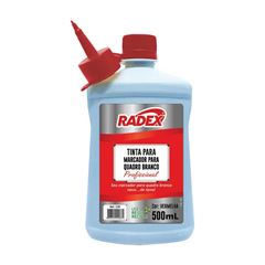 TINTA REABASTECEDORA 500ML QUADRO BRANCO RADEX VERMELHO