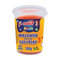 MASSA MODELAR 500G HEROIS RADEX LARANJA