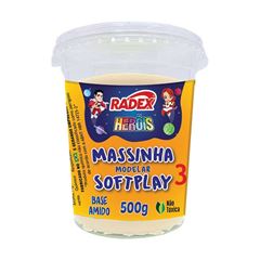 MASSA MODELAR 500G HEROIS RADEX BRANCO