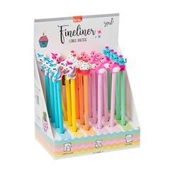 CANETA HIDROGRAFICA BRW FINE LINER FUNNY 0.4 SORTIDA