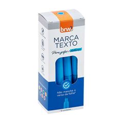 CANETA MARCA TEXTO BRW AZUL