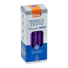 CANETA MARCA TEXTO BRW ROXO