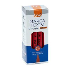 CANETA MARCA TEXTO BRW VERMELHO