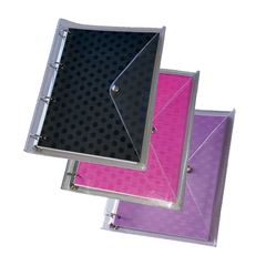 FICHARIO ACP 4 ARGOLAS POA CRISTAL ROSA