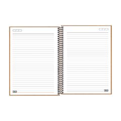 CADERNO 01X1 ESPIRAL 80 FOLHAS CAPA DURA COLEG KRAFTWORK 25 TILIBRA