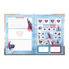 CADERNO 1/4 BROCHURA CAPA DURA 80 FOLHAS SUPERMAN 25 ANIMATIVA