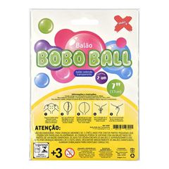 BALAO BOBO BALL MAKE+ 17CM COM 2 TRANSPARENTE