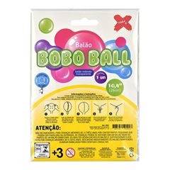 BALAO BOBO BALL MAKE+ 26CM TRANSPARENTE