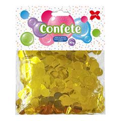 CONFETE 10G MAKE+ PAPEL METALIZADO REDONDO OURO