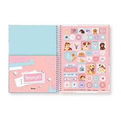 CADERNO 01X1 ESPIRAL 80 FOLHAS CAPA DURA SMOOGIES 24 FORONI