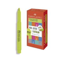 CANETA MARCA TEXTO FABER GRIFPEN VERDE FOLHA